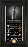 Pittsburgh Penguins Legacy Supreme Bronze Coin Panoramic Photo Mint - Team Fan Cave