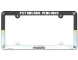 Pittsburgh Penguins License Plate Frame Plastic Full Color Style - Team Fan Cave