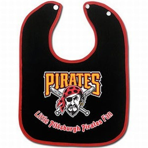 Pittsburgh Pirates Baby Bib - Two-Toned Snap-0