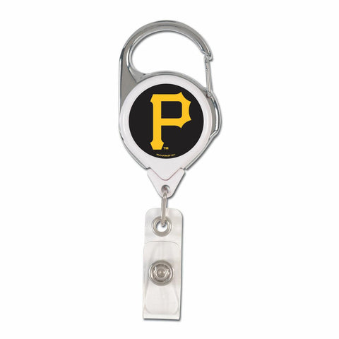 Pittsburgh Pirates Badge Holder Premium Retractable - Special Order