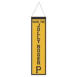 Pittsburgh Pirates Banner Wool 8x32 Heritage Slogan Design - Special Order-0