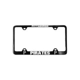 Pittsburgh Pirates License Plate Frame Laser Cut Black - Team Fan Cave