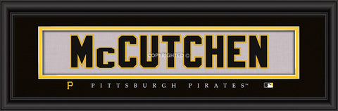 Pittsburgh Pirates Print 8x24 Signature Style Andrew McCutchen - Team Fan Cave