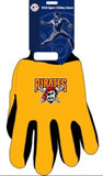 Pittsburgh Pirates Two Tone Gloves - Adult Size - Special Order-0