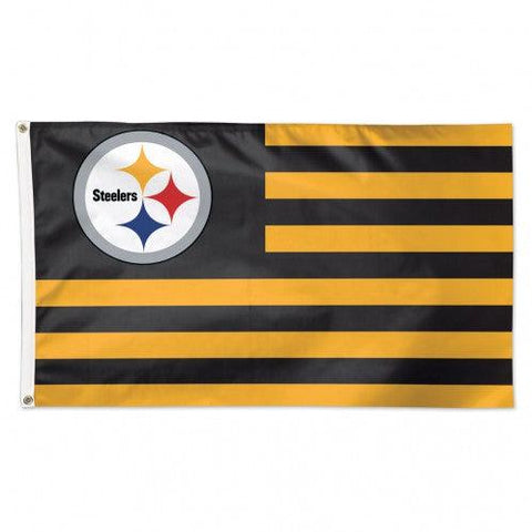 Pittsburgh Steelers Flag 3x5 Deluxe Americana Design