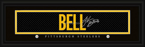 Pittsburgh Steelers Le'Veon Bell Print - Signature 8"x24"