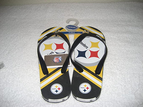 Pittsburgh Steelers Men Flip Flop - (1 Pair) - L-0