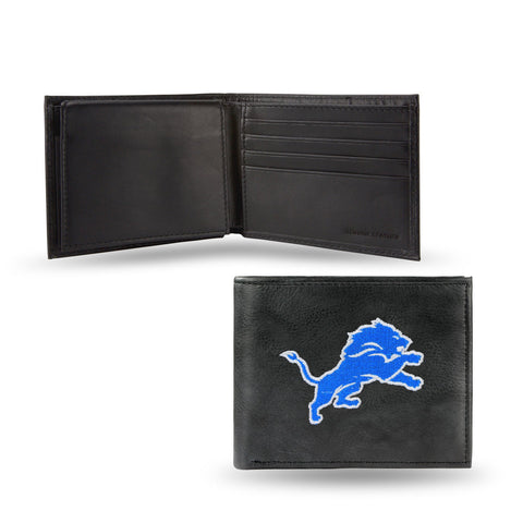 Detroit Lions Embroidered Leather Billfold - Special Order-0