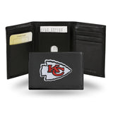 Kansas City Chiefs Wallet Trifold Leather Embroidered-0