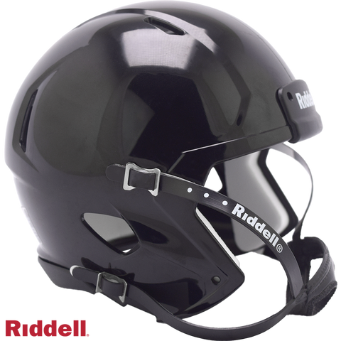 Helmet Riddell Blank Replica Mini Speed Style Black with Black Parts-0