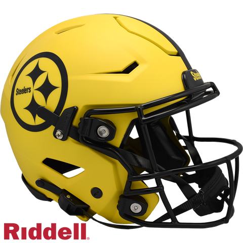 Pittsburgh Steelers Helmet Riddell Authentic Full Size SpeedFlex Style Rave Alternate-0