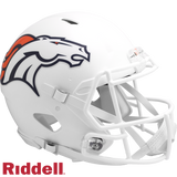 Denver Broncos Helmet Riddell Authentic Full Size Speed Style On-Field Alternate 2024-0