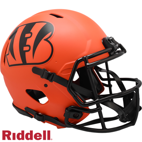 Cincinnati Bengals Helmet Riddell Authentic Full Size Speed Style Rave Alternate-0