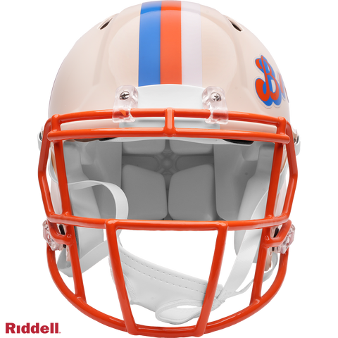 Denver Broncos Helmet Riddell Authentic Full Size Speed Style Retro Collection-0