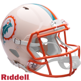 Miami Dolphins Helmet Riddell Authentic Full Size Speed Style Retro Collection-0