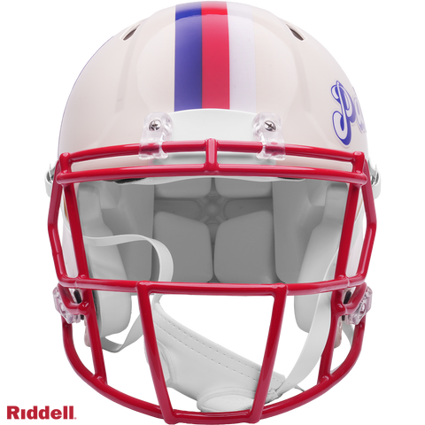 New England Patriots Helmet Riddell Authentic Full Size Speed Style Retro Collection-0