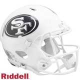 San Francisco 49ers Helmet Riddell Authentic Full Size Speed Style Salute To Service 2024-0