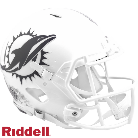 Miami Dolphins Helmet Riddell Authentic Full Size Speed Style Salute To Service 2024-0