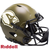 Arizona Cardinals Helmet Riddell Authentic Full Size Speed Style Salute To Service 2022-0
