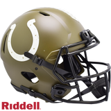 Indianapolis Colts Helmet Riddell Authentic Full Size Speed Style Salute To Service 2022-0