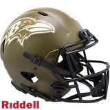 Baltimore Ravens Helmet Riddell Authentic Full Size Speed Style Salute To Service 2022-0