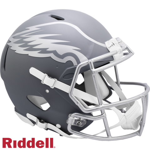 Philadelphia Eagles Helmet Riddell Authentic Full Size Speed Style Slate Alternate-0