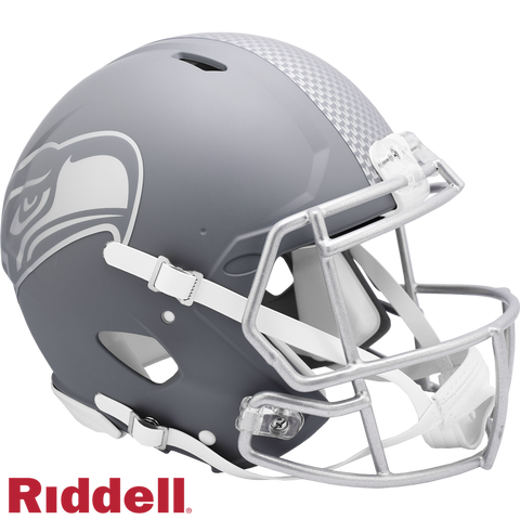 Seattle Seahawks Helmet Riddell Authentic Full Size Speed Style Slate Alternate-0