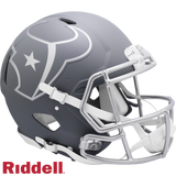 Houston Texans Helmet Riddell Authentic Full Size Speed Style Slate Alternate-0