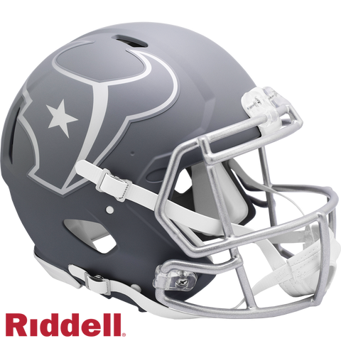 Houston Texans Helmet Riddell Authentic Full Size Speed Style Slate Alternate-0