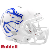 Boise State Broncos Helmet Riddell Replica Mini Speed Style White 2024-0