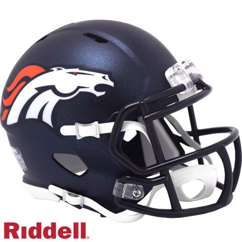 Denver Broncos Helmet Riddell Replica Mini Speed Style 2024-0