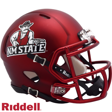 New Mexico State Aggies Helmet Riddell Replica Mini Speed Style-0