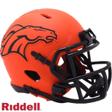 Denver Broncos Helmet Riddell Replica Mini Speed Style Rave Alternate-0