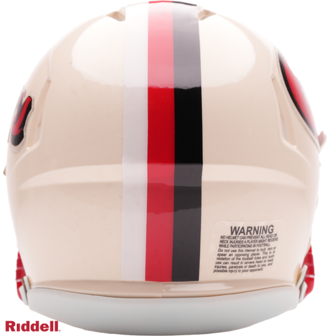San Francisco 49ers Helmet Riddell Replica Mini Speed Style Retro Collection-0