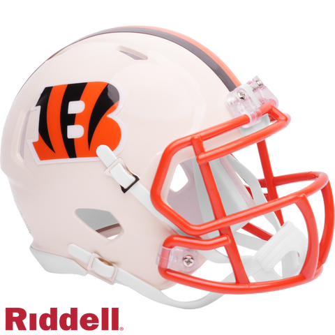 Cincinnati Bengals Helmet Riddell Replica Mini Speed Style Retro Collection-0