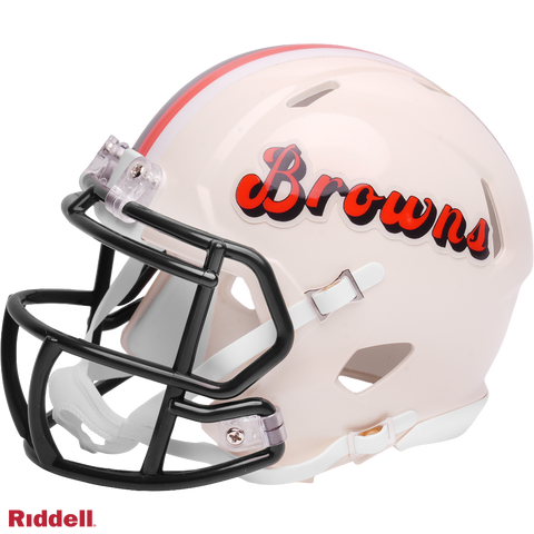 Cleveland Browns Helmet Riddell Replica Mini Speed Style Retro Collection-0