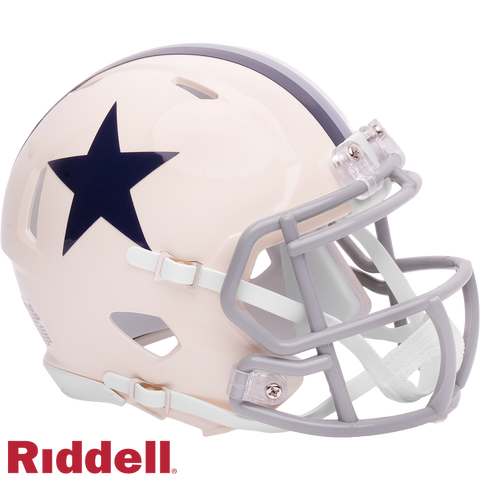 Dallas Cowboys Helmet Riddell Replica Mini Speed Style Retro Collection-0