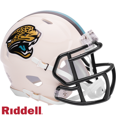 Jacksonville Jaguars Helmet Riddell Replica Full Size Speed Style Retro Collection-0