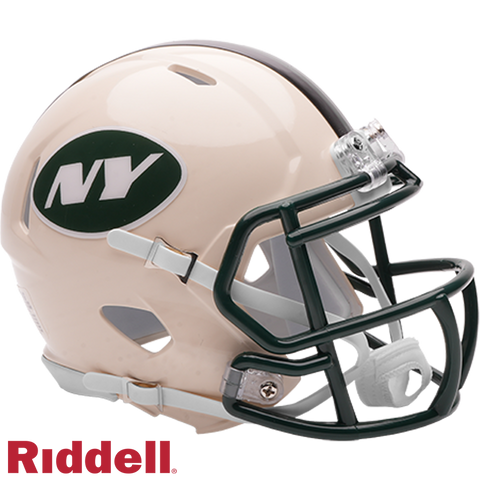 New York Jets Helmet Riddell Replica Mini Speed Style Retro Collection-0