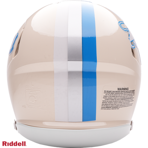 Detroit Lions Helmet Riddell Replica Full Size Speed Style Retro Collection-0