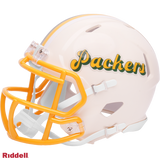 Green Bay Packers Helmet Riddell Replica Mini Speed Style Retro Collection-1