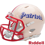 New England Patriots Helmet Riddell Replica Mini Speed Style Retro Collection-3