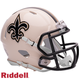 New Orleans Saints Helmet Riddell Replica Mini Speed Style Retro Collection-0