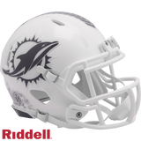 Miami Dolphins Helmet Riddell Replica Mini Speed Style Salute To Service 2024-0
