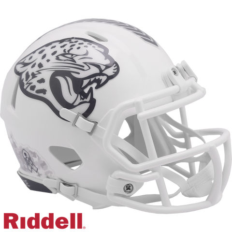 Jacksonville Jaguars Helmet Riddell Replica Mini Speed Style Salute To Service 2024-0