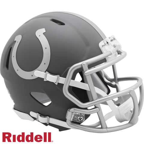 Indianapolis Colts Helmet Riddell Replica Mini Speed Style Slate Alternate-0