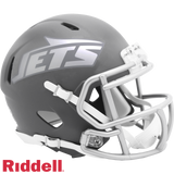 New York Jets Helmet Riddell Replica Mini Speed Style Slate Alternate 2024-0