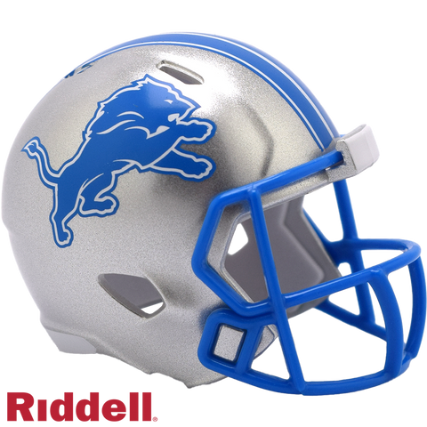 Detroit Lions Helmet Riddell Pocket Pro Speed Style 2024-0