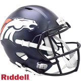 Denver Broncos Helmet Riddell Replica Full Size Speed Style 2024-0