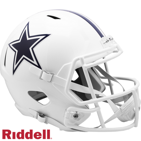 Dallas Cowboys Helmet Riddell Replica Full Size Speed Style On-Field Alternate-0
